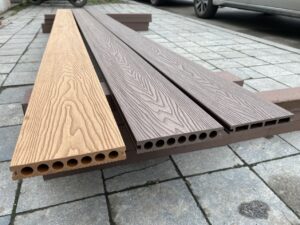 Plastic wood flooring